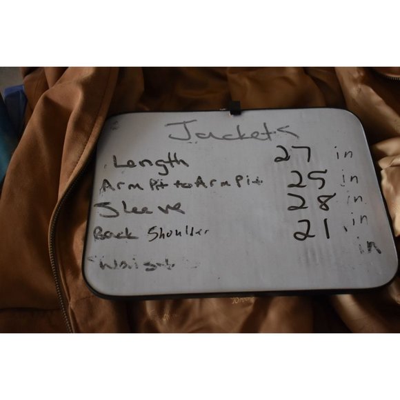 Men's Brooks Brothers Tan Soft Suede Jacket XL - Picture 12 of 12